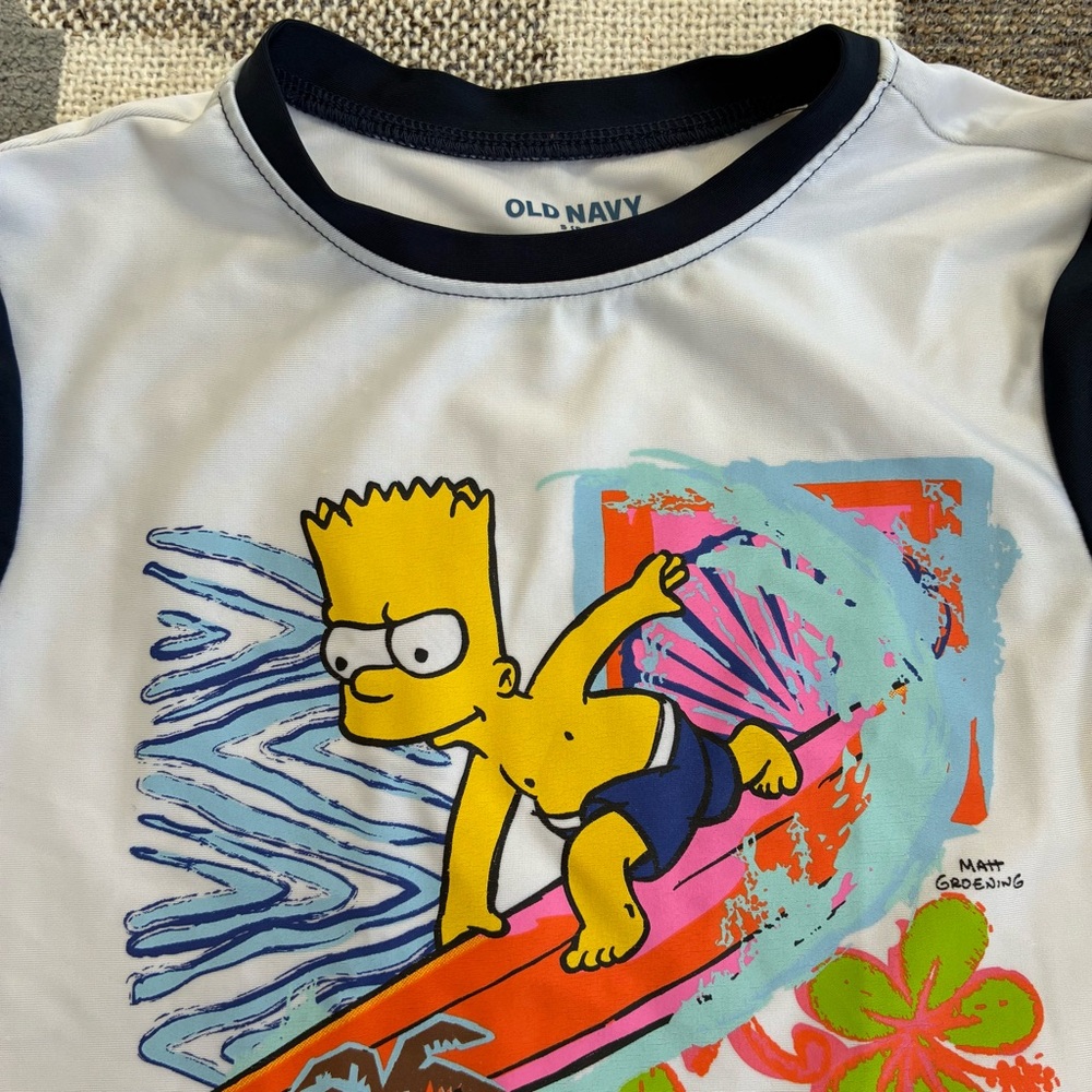 Old Navy Simpsons Swim Set 6-7 - Picture 3 of 4